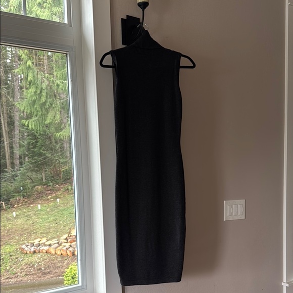 Autumn Cashmere Sleeveless Turtleneck Sheath Dress  | Size: Medium - Picture 11 of 12